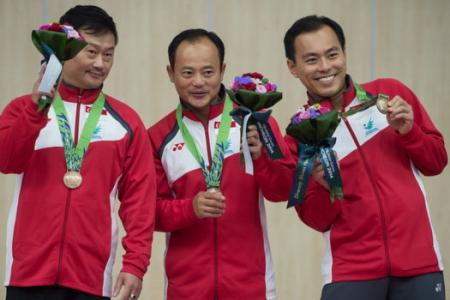 Asian Games: S'pore men's shooting team on target with another bronze