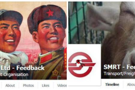 Is SMRT Ltd (Feedback) Facebook page back up? Will the real one please stand up?