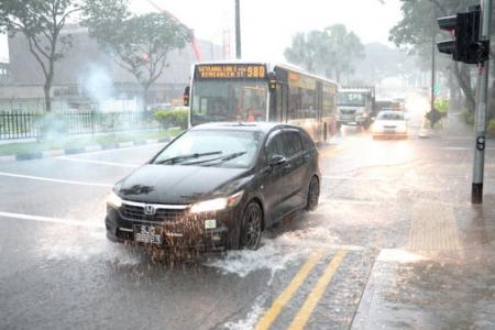 Heavy rainfall causes flash floods