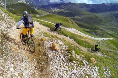 WATCH Stunning views as Singapore tourists tackle mountain bike trails in the Alps
