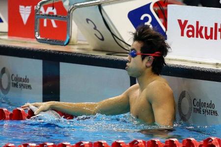 U-17 100m free record-breaker Darren Lim avoids the media