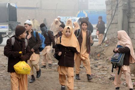 Horror-stricken Pakistani school children show signs of trauma 