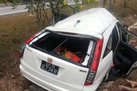 Girl, 13, dies in Johor crash