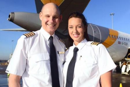 Dear passengers, this is your Captain and his daughter speaking...