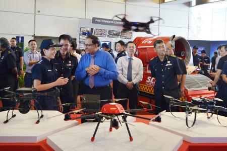 SCDF to fight fires from the sky