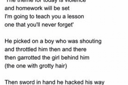 Violent poem used in school gets parents worked up