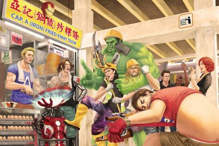 What would Marvel's Avengers do if they worked in Singapore?