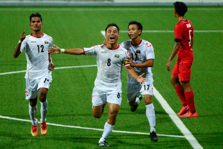 Singapore Young Lions lose to Myanmar