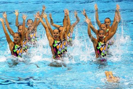Singapore win second synchronised swim gold