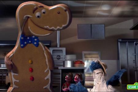 DINOSAURS GET CUTE IN SESAME STREET'S JURASSIC PARK PARODY