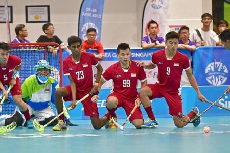 S'pore floorball teams off to a sizzling start