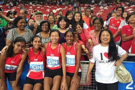 Women's relay team break oldest national track and field record