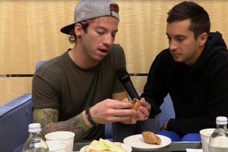 Twenty One Pilots versus Singapore food