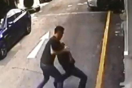 Watch: Man attacked after he tells car dealer to move BMW