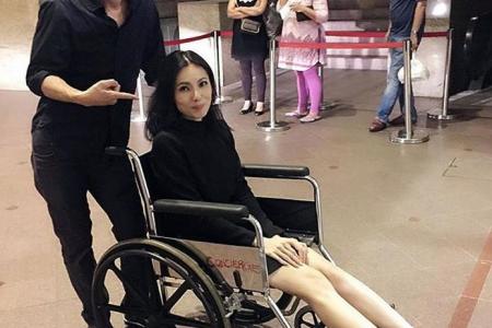 Sharon Au sprains ankle on opening night of LKY Musical