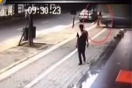 WATCH: Driver runs over 2-year-old & leaves him on road