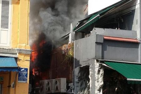Chefs flee fire in Little India restaurant