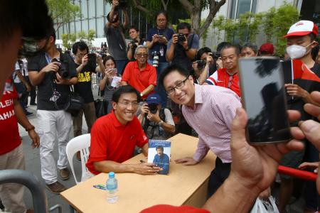 SDP leader Chee Soon Juan shows gentler side in return to political stage