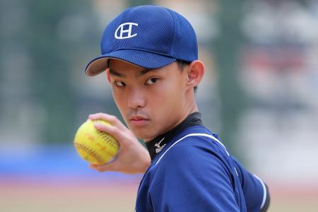 Catholic High's softball captain Elliot Tan is a natural leader
