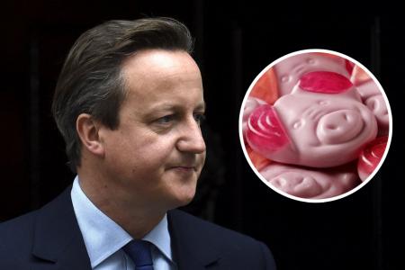 Why did UK opposition party give out Percy Pig sweets?