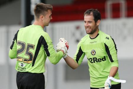 Goalkeeper had to wait 13 years to start a game