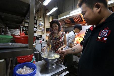 She's the restaurant boss who stood by dishwasher with skin condition