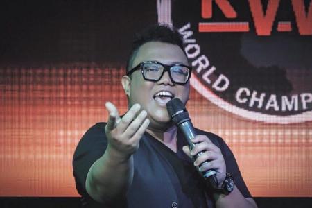 From 3rd to 2nd to 1st: S'pore teacher is world karaoke champion