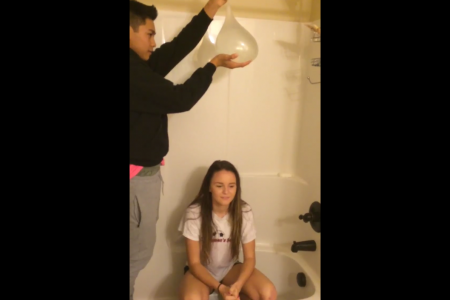 The new viral trend among teens: The condom challenge