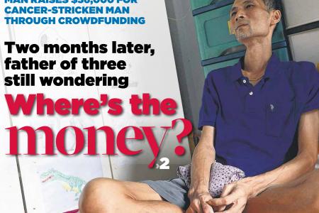 Cancer-stricken man finally receives $36,000