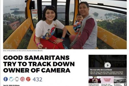 Viral Facebook post helps owners find lost camera