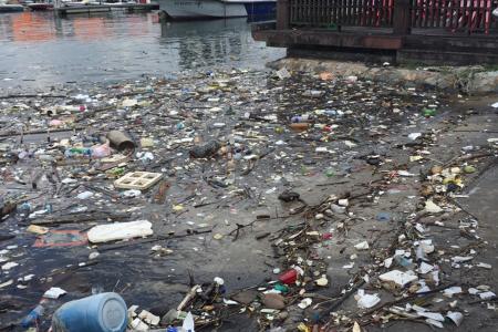 Rubbish, rubbish everywhere at Punggol marina