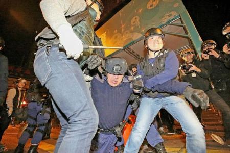Almost 90 police officers injured in Hong Kong  CNY riot 