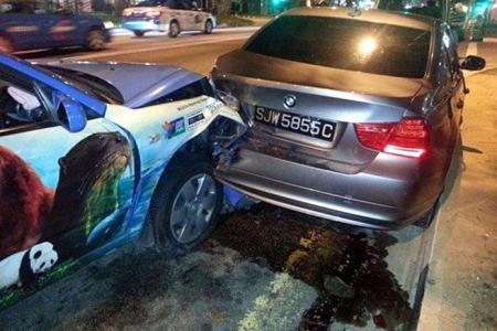Woman's foot almost severed after accident in front of Geylang Serai Market