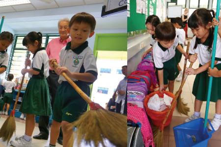Students to do daily cleaning of classrooms, common areas