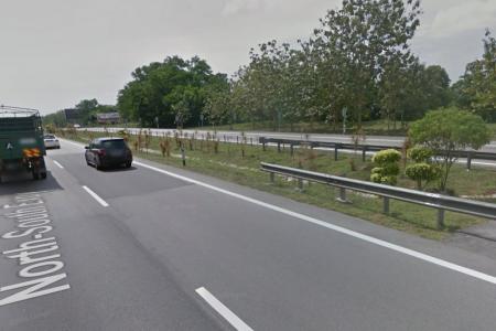 3 hit by Singapore car on N-S Expressway