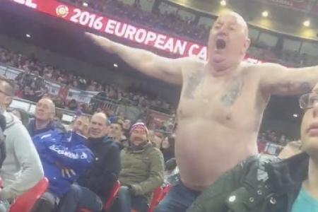 WATCH: Enthusiastic England fan does belly dance at Wembley