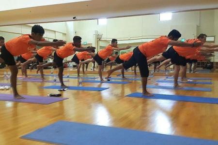 Hougang turn to yoga for results