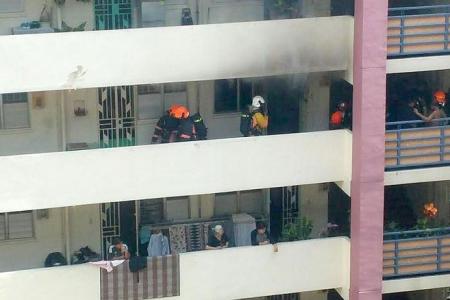 Neighbours rescue elderly man in Bukit Merah flat fire 
