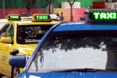 After hitting taxi, man almost hits elderly taxi driver