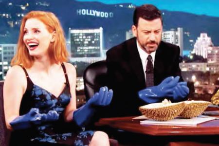 'Blue cheese of fruit'? Jessica Chastain dissing durian just made our April worse