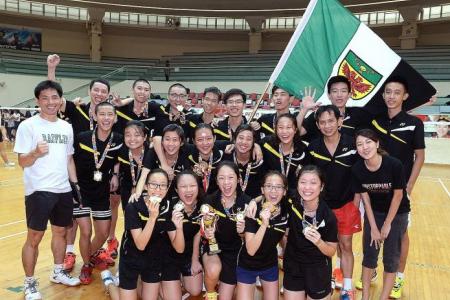 Raffles seal A Division badminton double