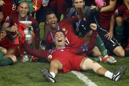 Ronaldo sheds tears of joy, finally
