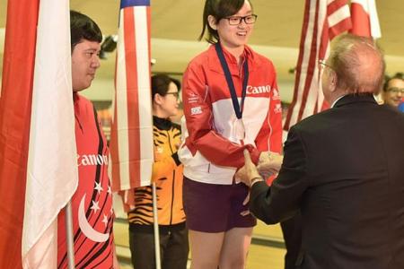 Amabel fights her way to Masters silver