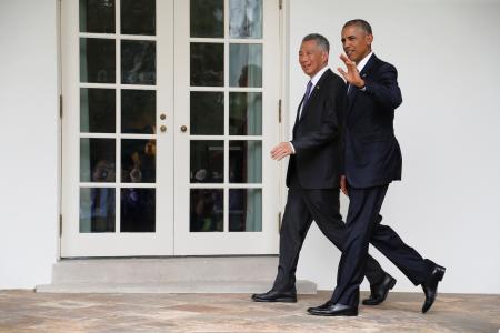 PM Lee's State visit: Banter at the White House