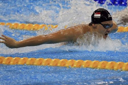 Joseph Schooling into the finals, has Olympic gold in his sights