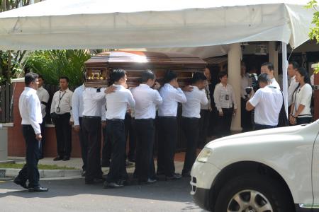 Ministers pay tribute to Mr S R Nathan at private family ceremony