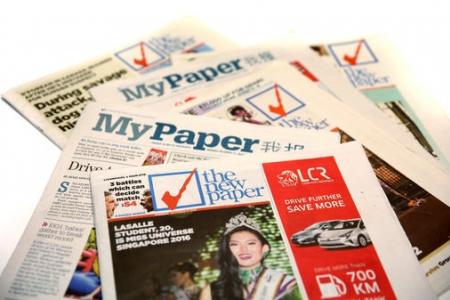 The New Paper will be revamped, free from December