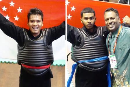 Two world silat golds for Singapore