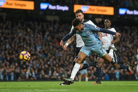 Walker admits pushing Sterling, who was through on goal