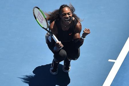 Serena leads semi-final charge of golden oldies